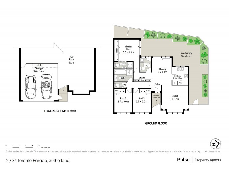 2/34 Toronto Parade, Sutherland NSW 2232 Floorplan