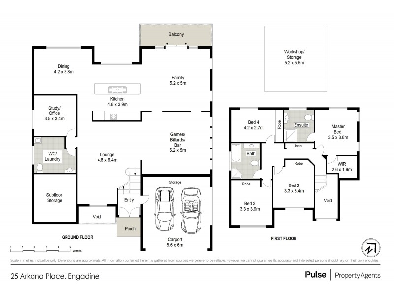 25 Arkana Place, Engadine NSW 2233 Floorplan