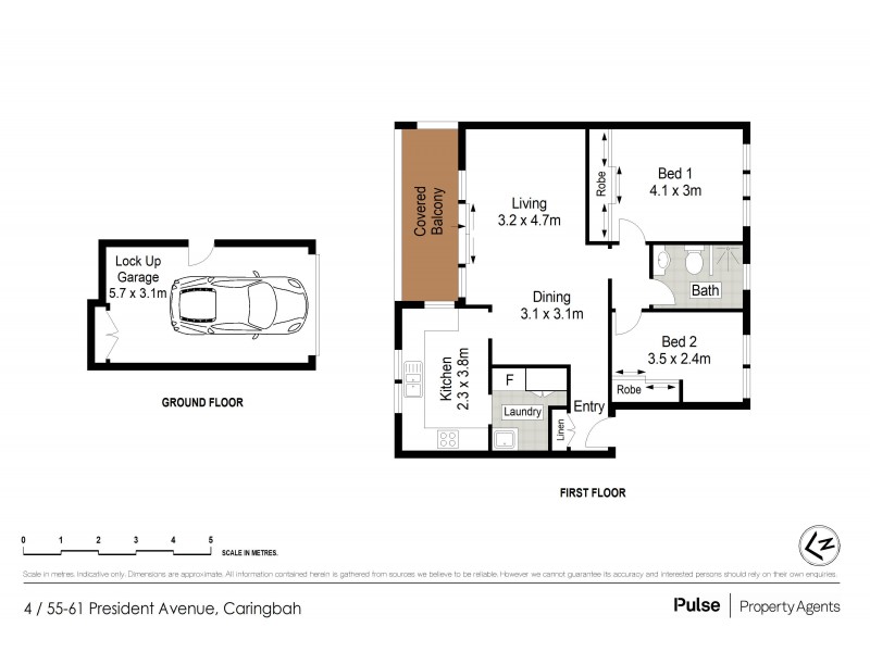 4/55 President Avenue, Caringbah NSW 2229 Floorplan