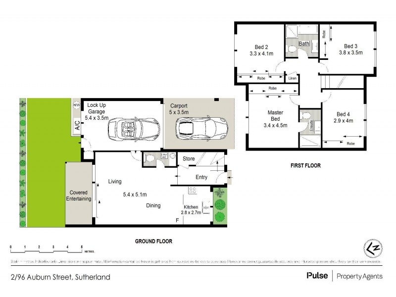 96 Auburn Street, Sutherland NSW 2232 Floorplan