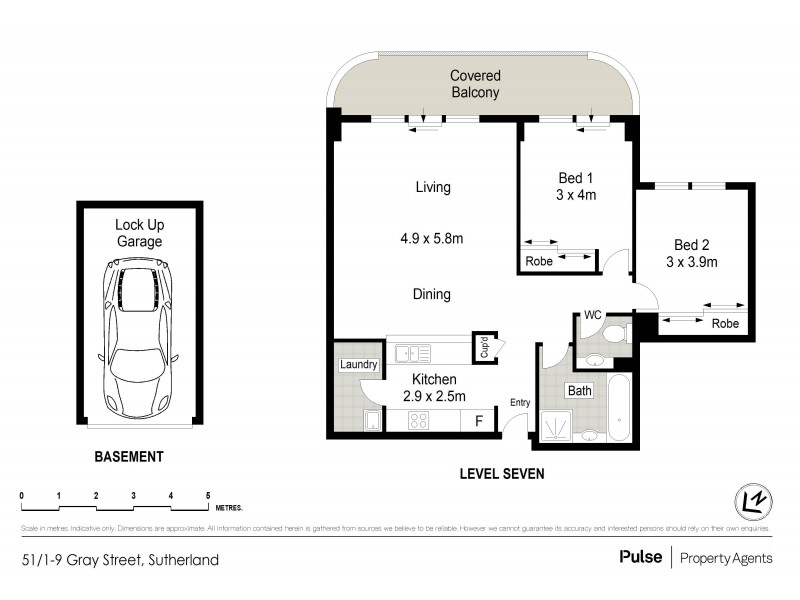 51/1-9 Gray Street, Sutherland NSW 2232 Floorplan
