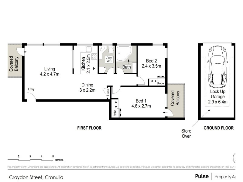 12/14 Croydon Street, Cronulla NSW 2230 Floorplan