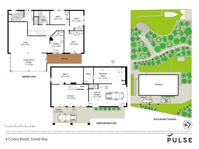 4 Coora Road, Yowie Bay NSW 2228 Floorplan