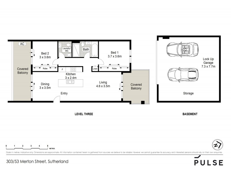 303/53 Merton Street, Sutherland NSW 2232 Floorplan