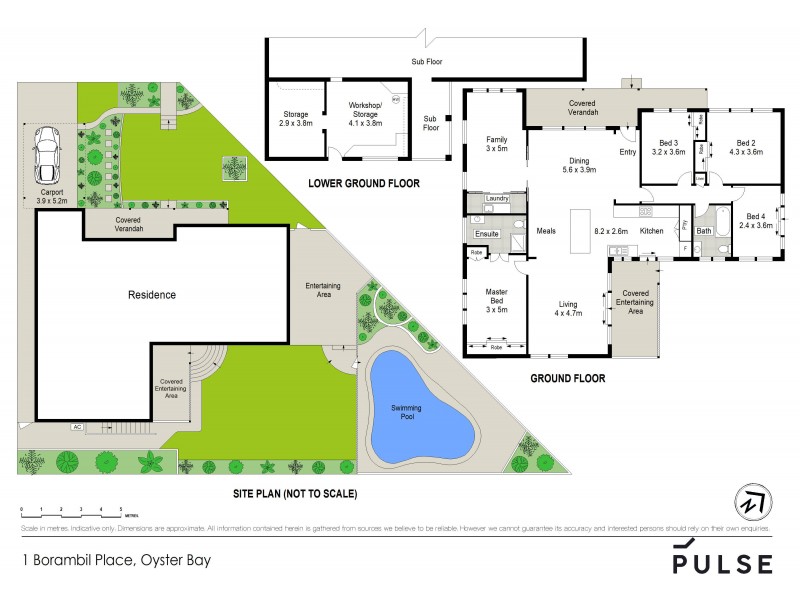 1 Borambil Place, Oyster Bay NSW 2225 Floorplan