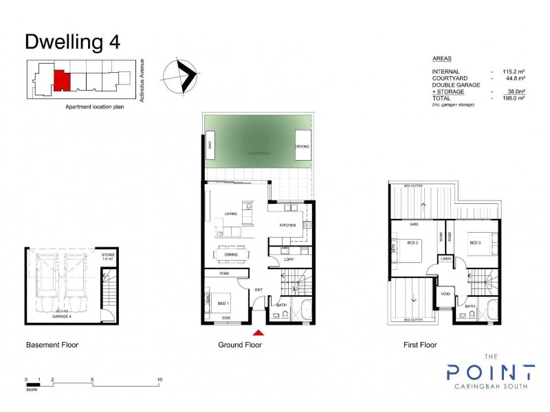 4/2 Actinotus Avenue, Caringbah South NSW 2229 Floorplan