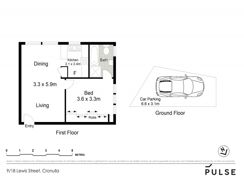 9/18 Lewis Street, Cronulla NSW 2230 Floorplan