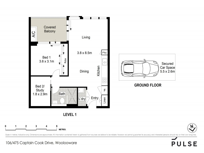 106/475 Captain Cook Drive, Woolooware NSW 2230 Floorplan