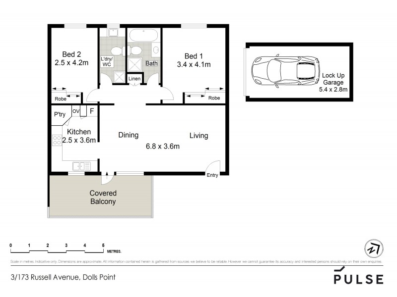 3/173-175 Russell Avenue, Dolls Point NSW 2219 Floorplan