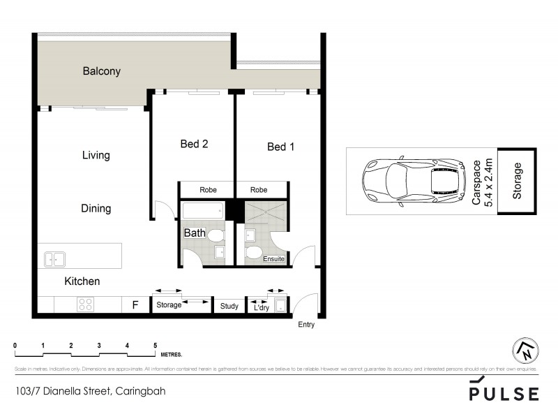 103/7 Dianella Street, Caringbah NSW 2229 Floorplan