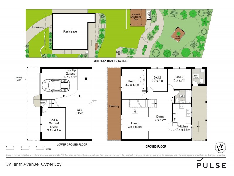 39 Tenth Avenue, Oyster Bay NSW 2225 Floorplan