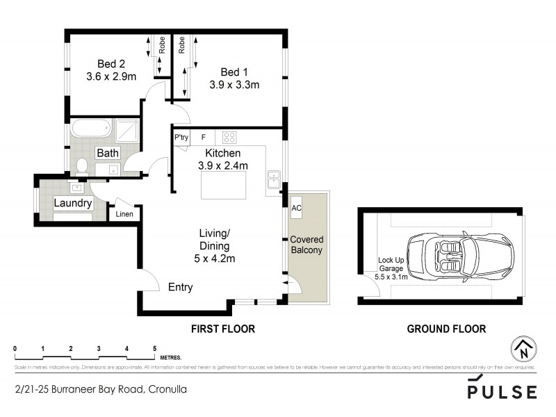 2/21-25 Burraneer Bay Road, Cronulla NSW 2230 Floorplan