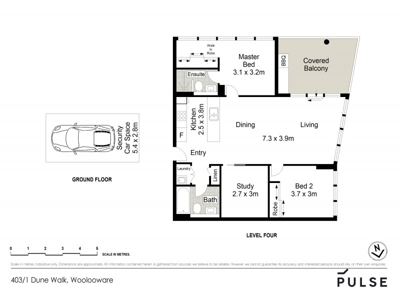 403/1 Dune Walk, Woolooware NSW 2230 Floorplan