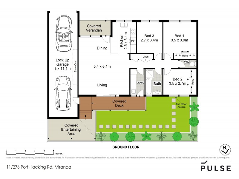 11/276 Port Hacking Road, Miranda NSW 2228 Floorplan