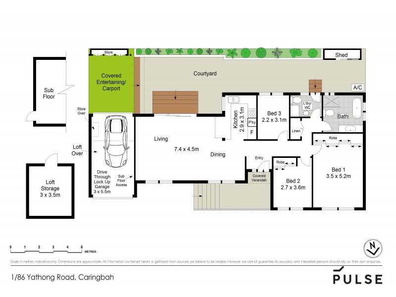 1/86 Yathong Road, Caringbah NSW 2229 Floorplan