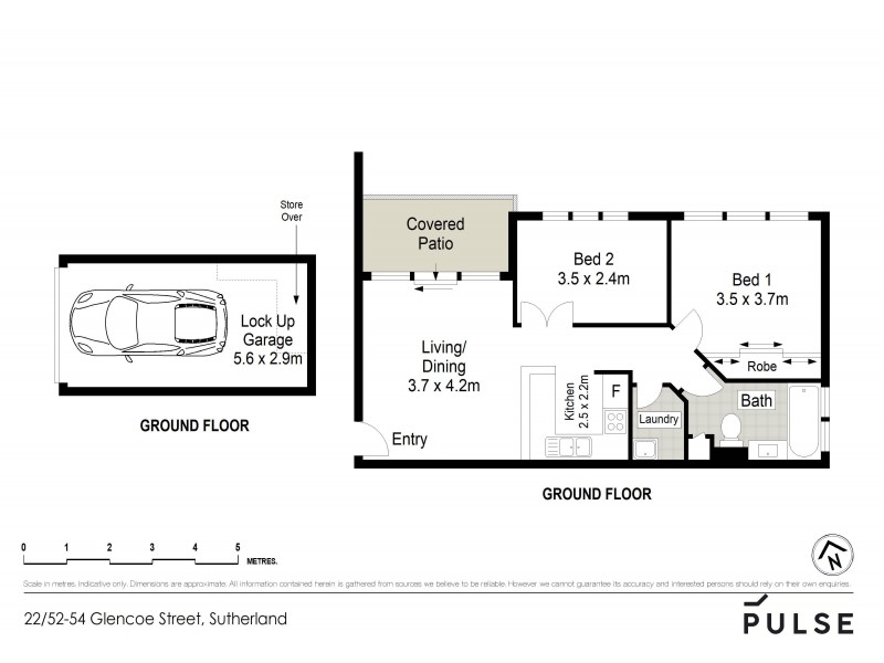 22/54 Glencoe Street, Sutherland NSW 2232 Floorplan