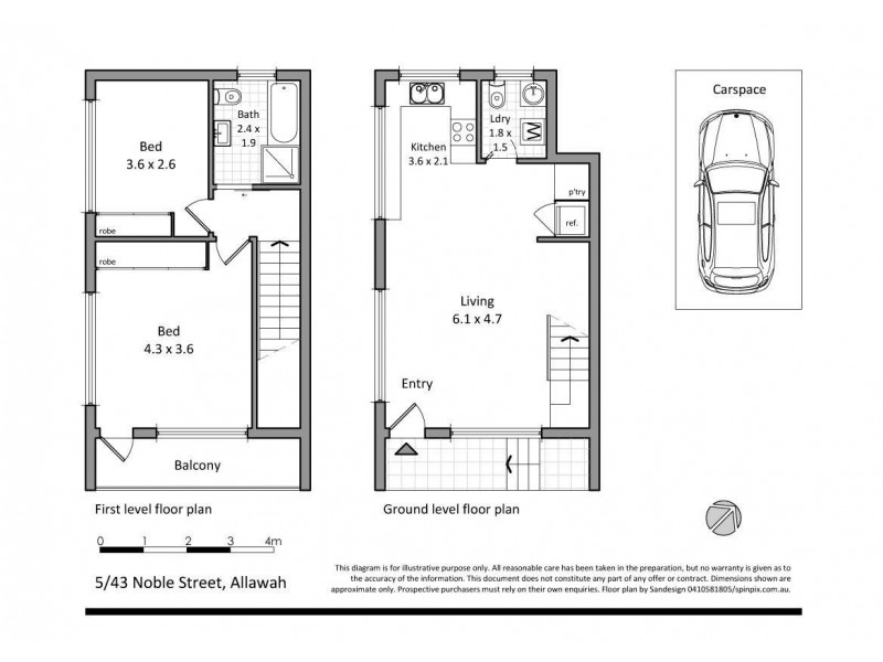 5/43 Noble Street, Allawah NSW 2218 Floorplan