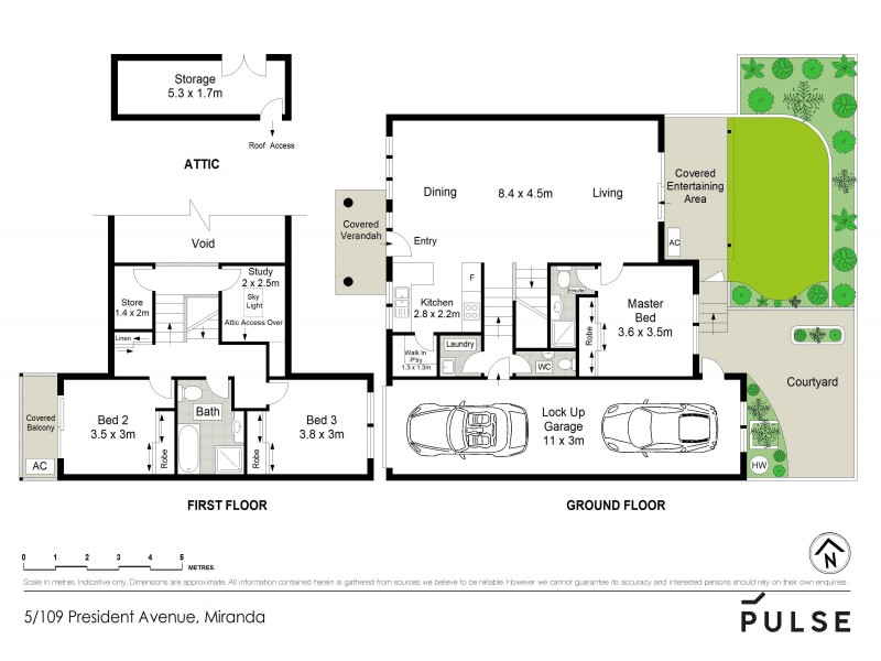 5/109-111 President Avenue, Miranda NSW 2228 Floorplan