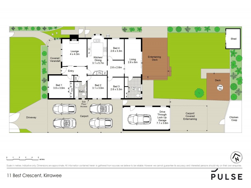 11 Best Crescent, Kirrawee NSW 2232 Floorplan