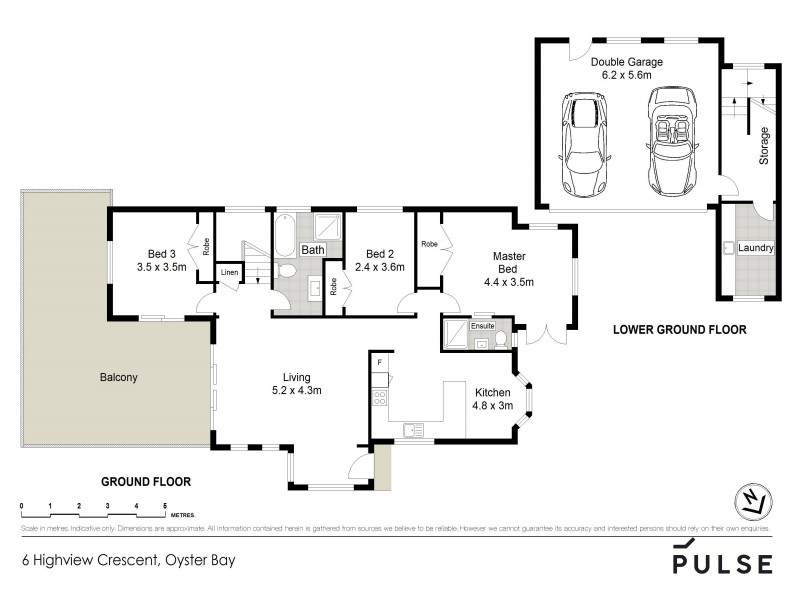 6 Highview Crescent, Oyster Bay NSW 2225 Floorplan