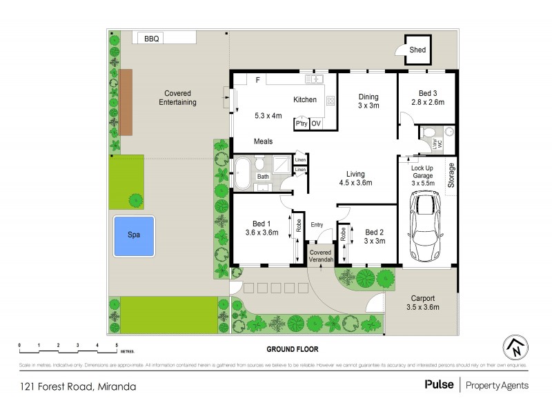 121 Forest Road, Miranda NSW 2228 Floorplan