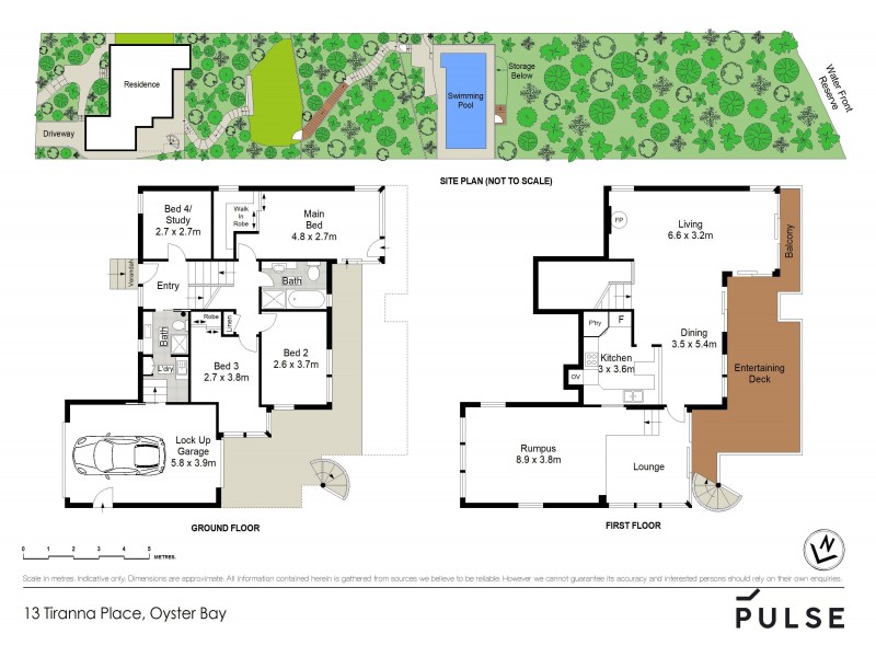 13 Tiranna Place, Oyster Bay NSW 2225 Floorplan