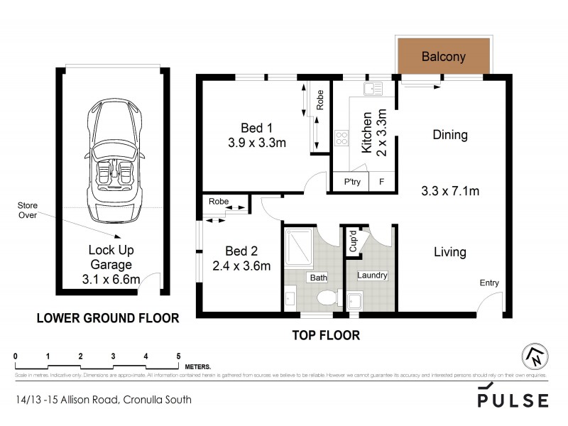 14/13-15 Allison Road, Cronulla NSW 2230 Floorplan