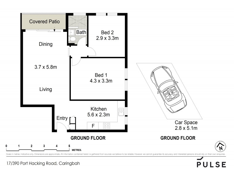 17/390 Port Hacking Road, Caringbah NSW 2229 Floorplan