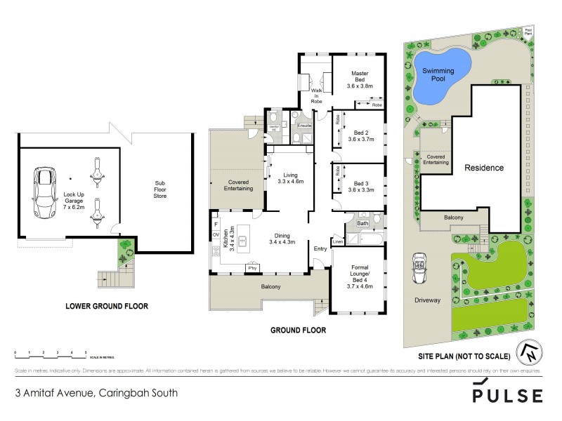 3 Amitaf Avenue, Caringbah South NSW 2229 Floorplan