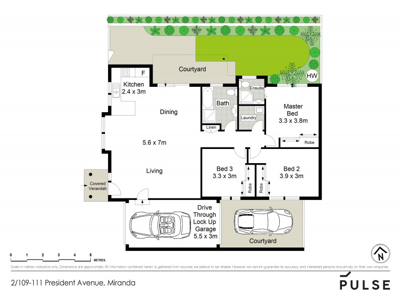 2/109-111 President Avenue, Miranda NSW 2228 Floorplan