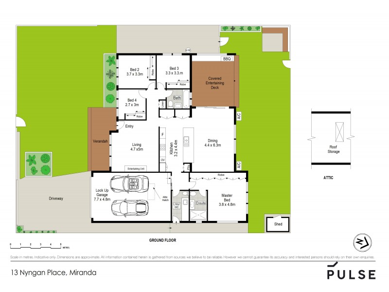 13 Nyngan Place, Miranda NSW 2228 Floorplan