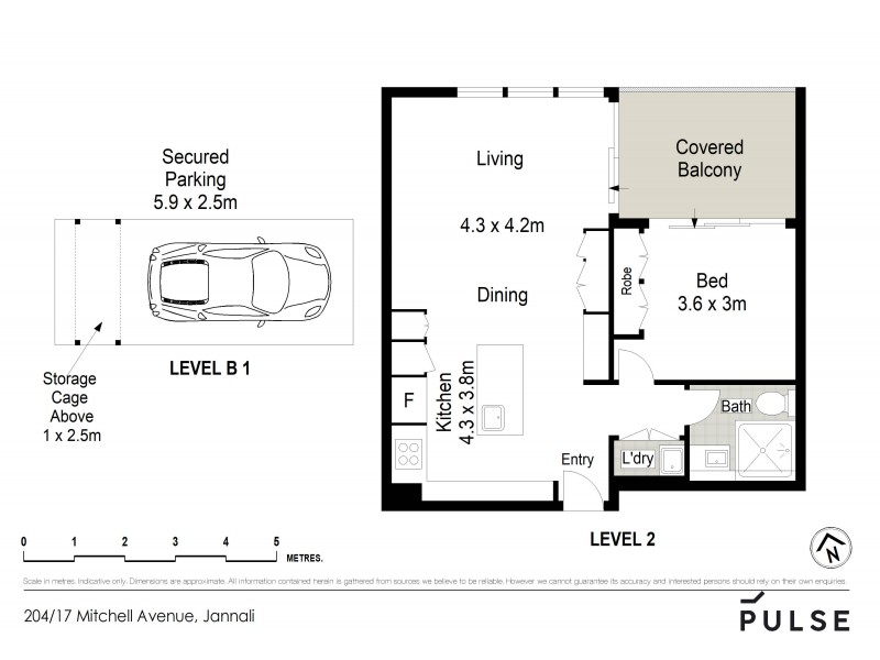 204/17 Mitchell Avenue, Jannali NSW 2226 Floorplan