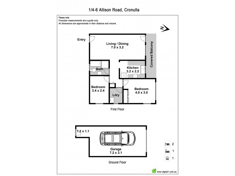 1/4-6 Allison Road, Cronulla NSW 2230 Floorplan