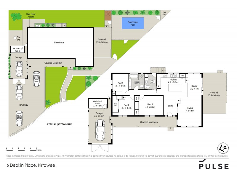 6 Deakin Place, Kirrawee NSW 2232 Floorplan