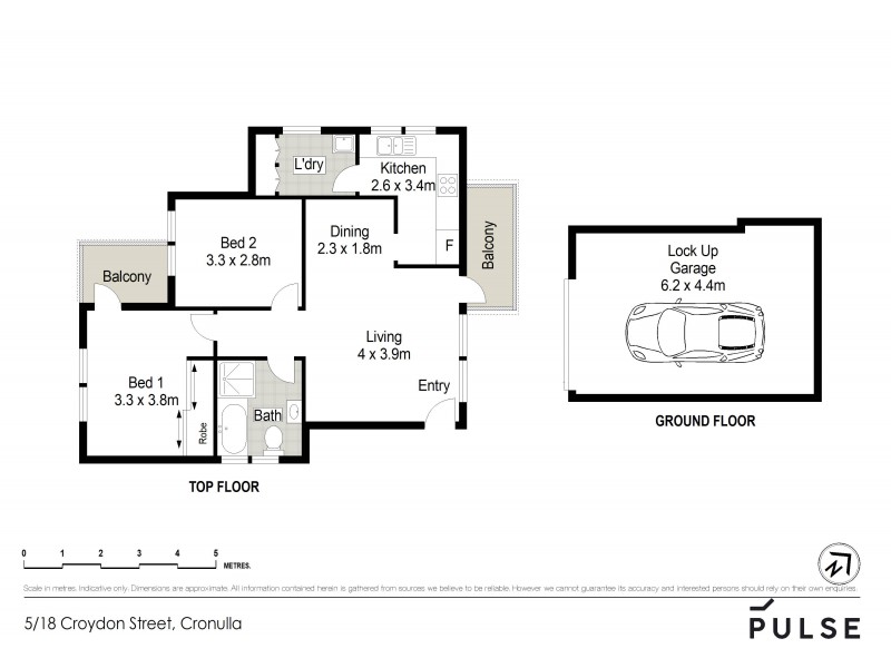 5/18 Croydon Street, Cronulla NSW 2230 Floorplan