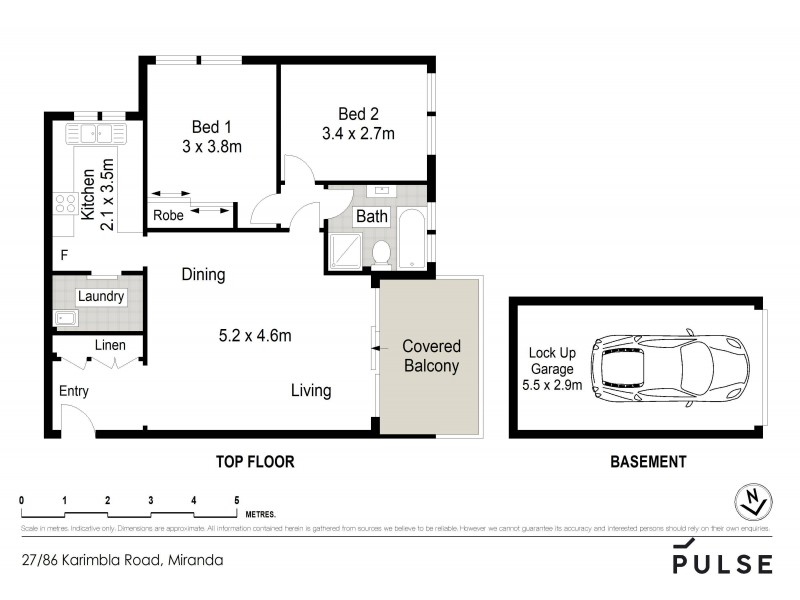 27/86-88 Karimbla Road, Miranda NSW 2228 Floorplan