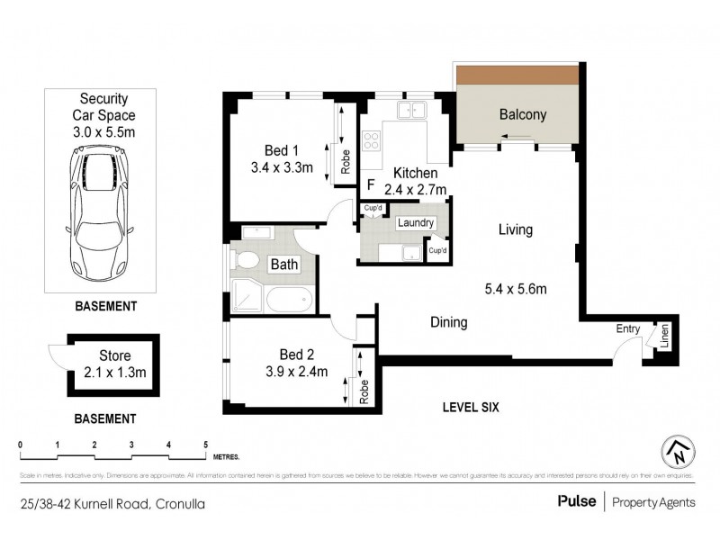 25/38-42 Kurnell Road, Cronulla NSW 2230 Floorplan