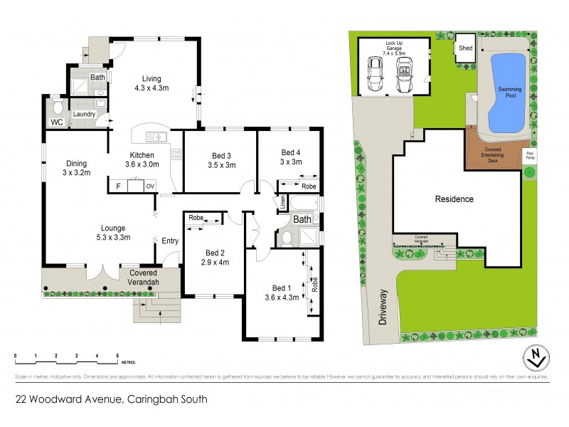 22 Woodward Avenue, Caringbah South NSW 2229 Floorplan