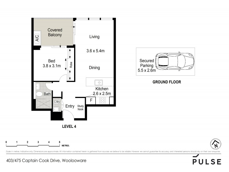 403/475 Captain Cook Drive, Woolooware NSW 2230 Floorplan
