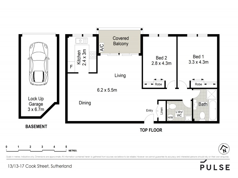 13/13-17 Cook Street, Sutherland NSW 2232 Floorplan