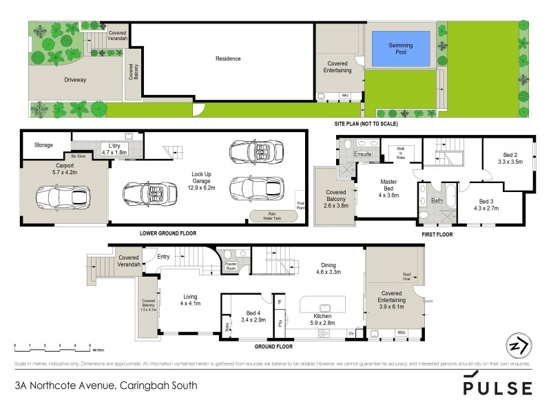 3A Northcote Avenue, Caringbah South NSW 2229 Floorplan