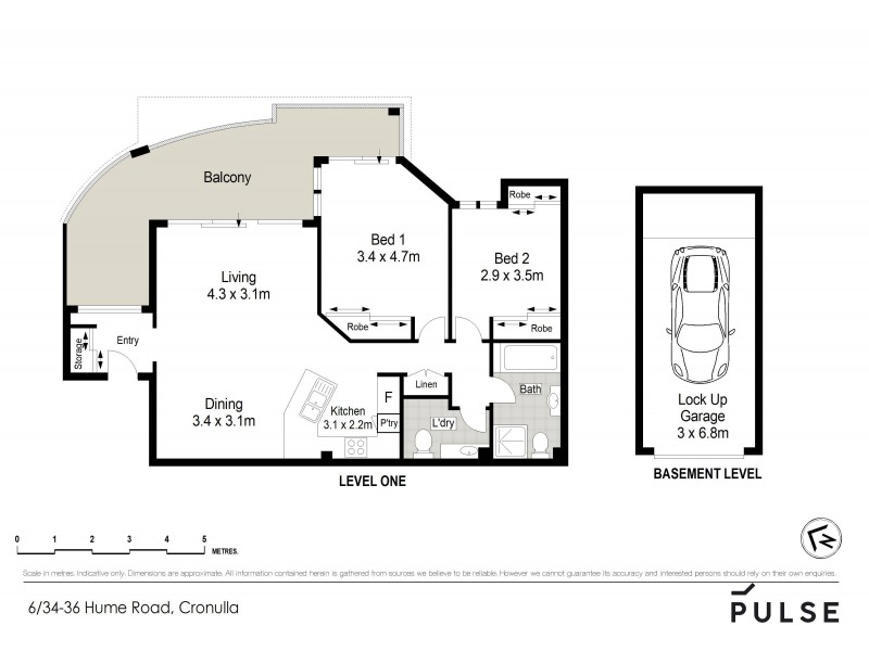6/34-36 Hume Road, Cronulla NSW 2230 Floorplan