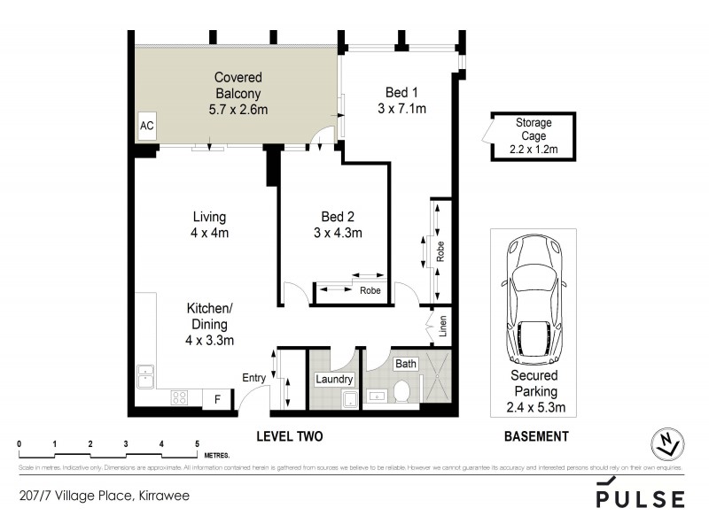 207/7 Village Place, Kirrawee NSW 2232 Floorplan