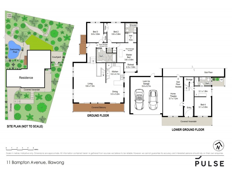 11 Bampton Avenue, Illawong NSW 2234 Floorplan