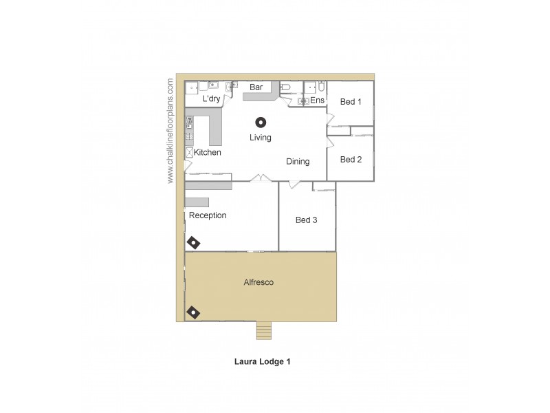 LAURA LODGE 1564 Maroondah Hwy, Bonnie Doon VIC 3720 Floorplan