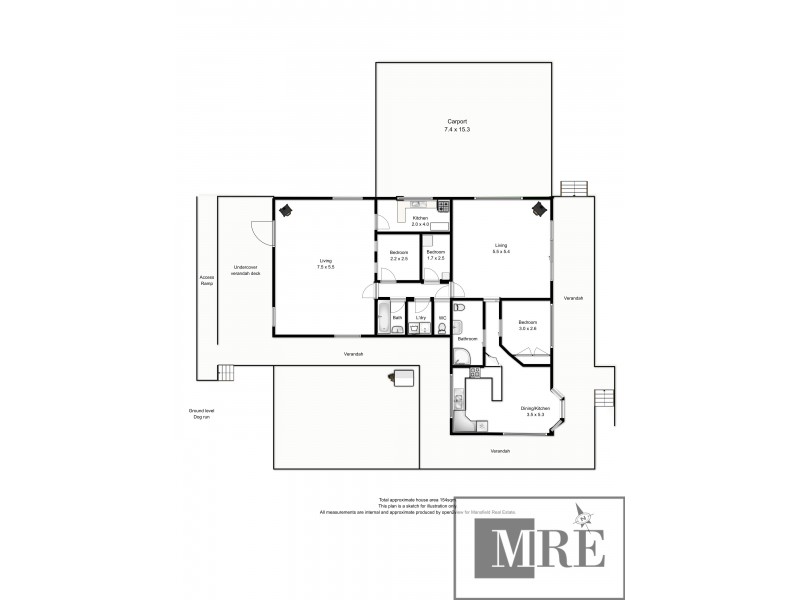 1 Old Tonga Rd, Mansfield VIC 3722 Floorplan