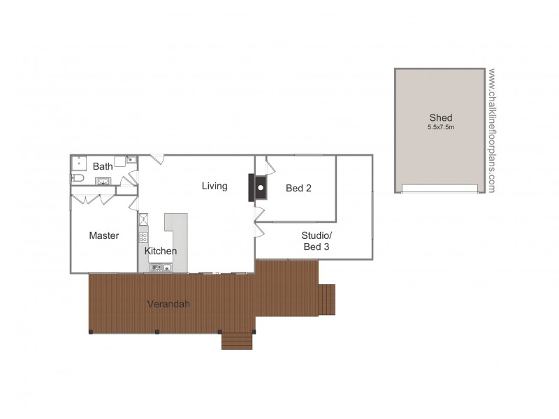 3395 Mansfield Woods Point Rd, Jamieson VIC 3723 Floorplan