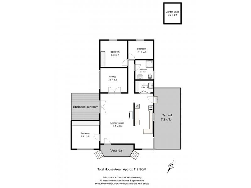 98 Highett Street, Mansfield VIC 3722 Floorplan