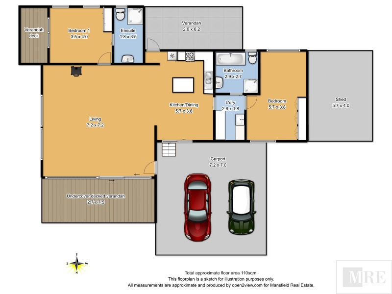 55 Lovick Lane, Merrijig VIC 3723 Floorplan
