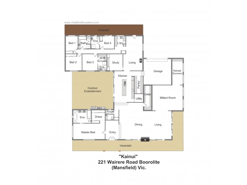 221 Wairere Road, Mansfield VIC 3722 Floorplan